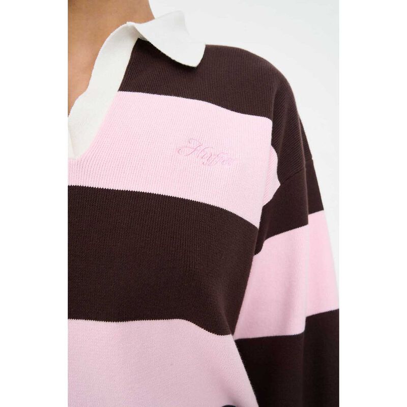 Huffer Slouchy Knit Polo image number 2